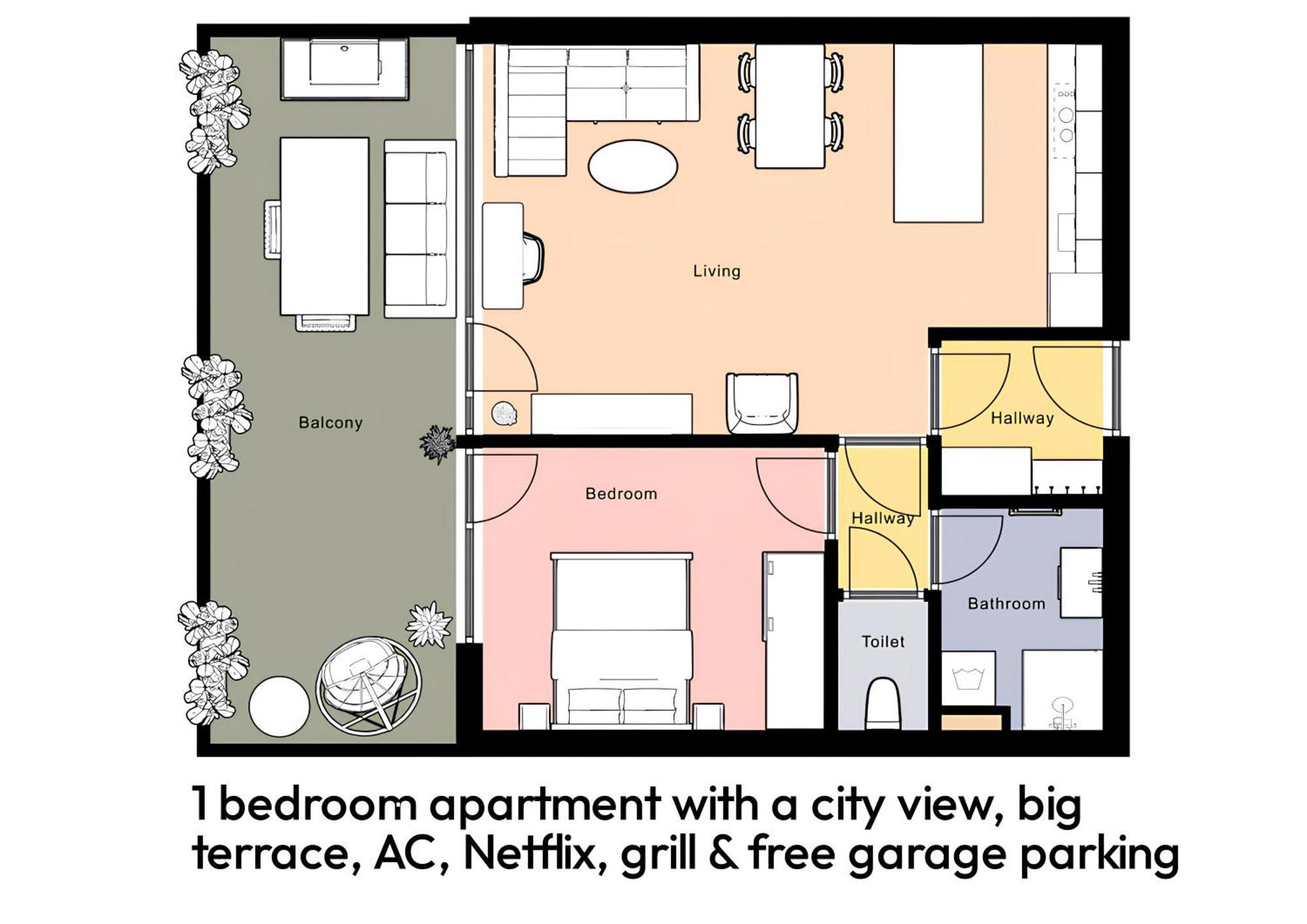 Fully Equipped Apartments With Terraces, Free Garage Parking, Netflix & Ac - By Apartmany Slapanice Cz Eksteriør bilde